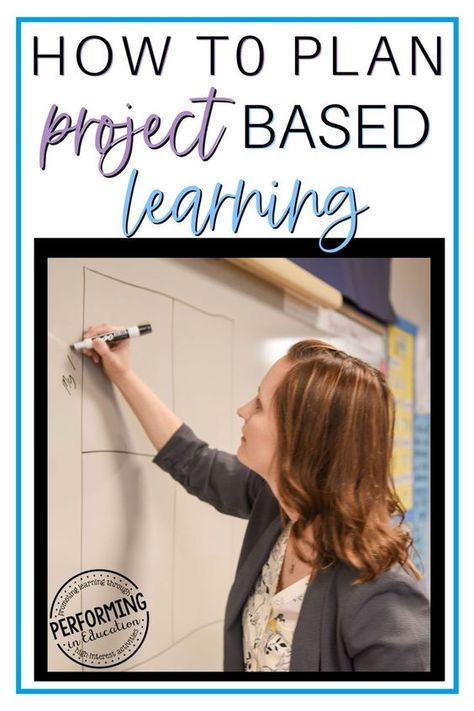 When I was new to project-based learning, I found it difficult to plan. I knew this style of teaching would benefit my students, but starting seemed so difficult. This post will help you plan project-based learning without having to do hours of research. How to Plan Project-Based Learning, Planning PBL, Planning Project-based Learning, Elementary PBL, Elementary Project-based learning, Teaching with PBL, Using PBL to Teach Standards Project Based Learning High School, Brain Breaks Elementary, Project Based Learning Elementary, Easy Lesson Plans, Pbl Projects, Science Inquiry, Homeschool Projects, Stem Classroom, Easy Lessons