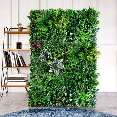 Artificial Plant Rattan Fake Panel Lawn Simulation 20X20in Green Leaf Grass Mesh Grille Wall Decoration Outdoor Indoor Garden - AliExpress Wall Decoration Outdoor, Patio Balcony Ideas, Artificial Grass Wall, Plant Trellis, Artificial Plant Wall, Trellis Plants, Fake Plants, Artificial Grass, Garden Fence