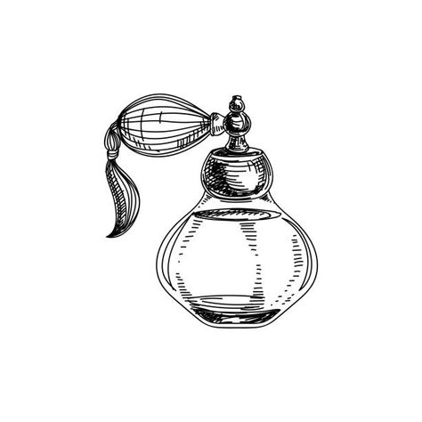 Tattoo Perfume, Perfume Bottle Tattoo, Aurora Tattoo, Perfume Black, Bottle Tattoo, Bottle Drawing, Drawing Ideas List, Paper Cutout Art, Adobe Illustrator Tutorials