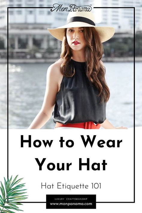 Modern Etiquette, Hat With Short Hair, Panama Hat Women, Women Hats Fashion, Modern Society, Summer Hats For Women, Straw Bags, Wearing A Hat, Old Days