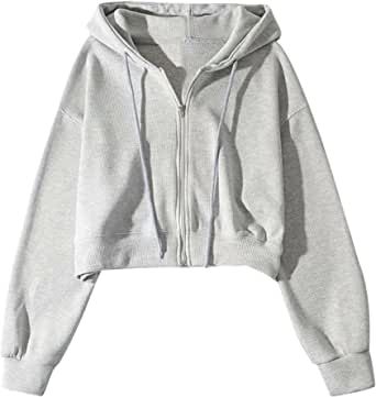 Clean Girl Aesthetic Basics Cropped Zip Up Hoodie, Cropped Zip Up, Hoodie For Women, Hoodie Outfit, Black Zip Ups, Knit Hoodie, Branded Sweatshirts, Fall Fashion Outfits, Crop Sweatshirt