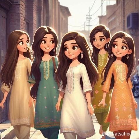 4 Best Friends Drawing Cute, Long Blouse Designs, Sister Photography, Best Friends Cartoon, Best Friend Pictures Tumblr, Friend Cartoon, Group Pics, Friends Group, Cute Friend Pictures