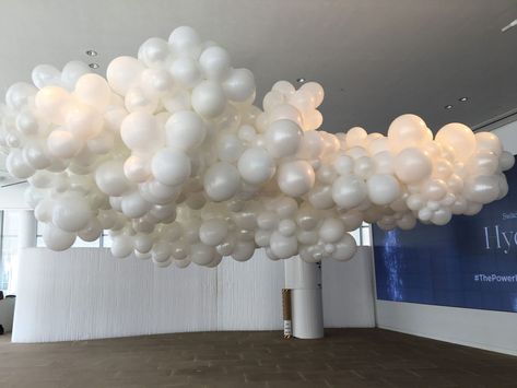 Cloud Sculpture, Cloud Party, Balloon Clouds, Diy Clouds, Prom Theme, Diy Ceiling, Balloon Delivery, Engagement Party Decorations, Budget Friendly Decor