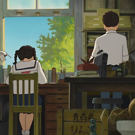 From Up On Poppy Hill, Poppy Hill, Up On Poppy Hill, Personajes Studio Ghibli, Studio Ghibli Background, Chihiro Y Haku, Ghibli Artwork, Studio Ghibli Movies, Studio Ghibli Art