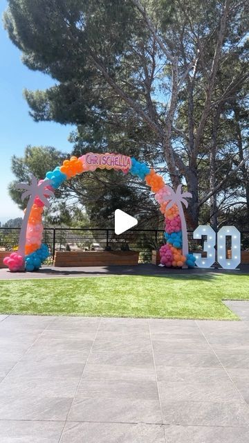 Balloons_by_lili on Instagram: "Arco de globos inspirado en Coachella 🎡. Coachella Inspired Balloon Arch. #coachella #coachellaparty #coachellaballoons" Coachella Theme Party Decoration, Coachella Party Decorations, Coachella Theme Party, Coachella Theme, Coachella Party, Round Balloons, Theme Party Decorations, Balloon Arch, Theme Party