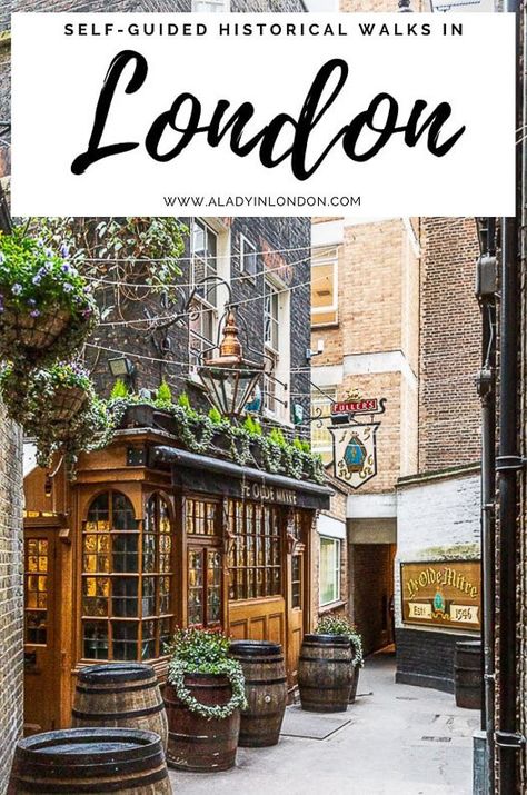 5 Historical Walks in London - FREE Self-Guided London History Tours London Walking Tours, London Nightlife, London 2022, Travel International, Walking Map, London Neighborhoods, Uk Christmas, London Itinerary, London Guide