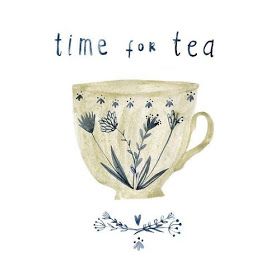 Notforgotten Farm : ~ Time for Tea & Embroidery ~ Tee Illustration, Tee Kunst, Tea Illustration, Time For Tea, Cuppa Tea, Tea Bag Holder, 수채화 그림, Art Et Illustration, Tea Art