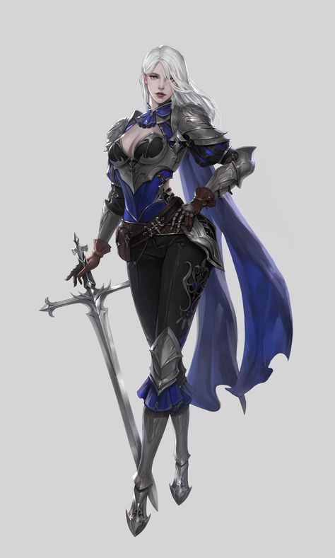 ArtStation - Swordsman Female Swordsman, Female Armor, Female Character Concept, Female Knight, Knight Art, Fantasy Armor, Fantasy Warrior, Female Character Design, Fantasy Artwork