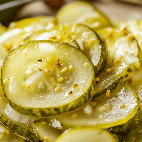 Grandma's Bread and Butter Pickles Bread And Butter Pickle Recipe, Bread N Butter Pickle Recipe, Fancy Meals, Refrigerator Pickle Recipes, Easy Pickling Recipes, Bread And Butter Pickles, Pickle Recipes, Butter Pickles, Pickling Salt