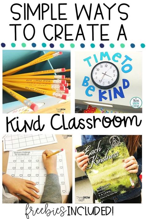 Create a kind classroom this school year with these easy to implement activities, ideas, and random acts of kindness, perfect for any classroom. Quotes, display ideas, and bulletin board tips are included. These simple ideas will have your classroom be the kind classroom you always dreamed of having. Includes free printables for your students and kids. You will love to implement these fun ideas. Click to read more! Creating Classroom Community, Kindness Classroom, Mindfulness Classroom, Teaching Freebies, Building Classroom Community, Teacher Freebies, Classroom Culture, Classroom Quotes, Orton Gillingham