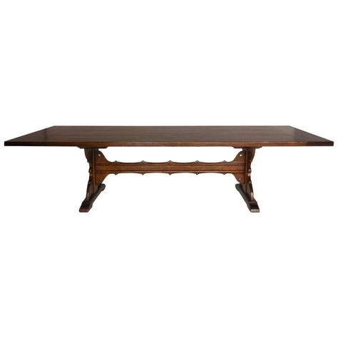 Heirloom walnut table like this to plan dining room around French Provincial Dining Room, Walnut Dining Room, Spanish Table, Modern Dining Room Tables, Dining Room Tables, Walnut Dining Table, Period Furniture, Walnut Table, Room Tables