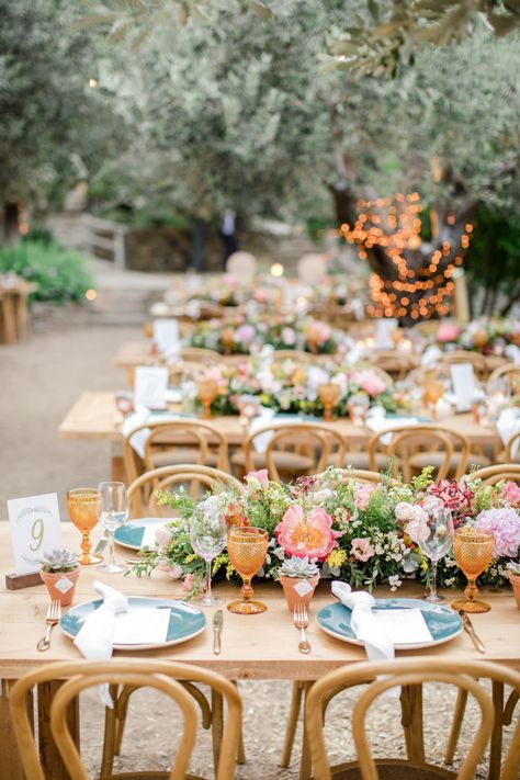 Wedding In Greece, Mediterranean Wedding, Greece Wedding, Table Set Up, Garden Party Wedding, Pastel Wedding, Wildflower Wedding, Wedding Table Settings, Wedding Mood Board