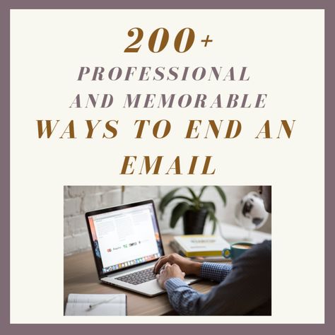 How to End an Email: A List of Sign-Offs for Every Situation. I am sharing with you my best tips on how to finish or close an email, and a list of over 200 sign-offs for professional and casual emails. Business Writing Skills, Funny Emails, Professional Email, Write An Email, See You Around, Work Email, School Technology, Business Writing, Work Motivation