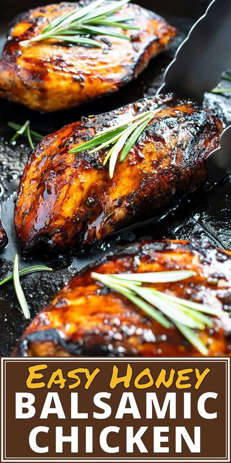 30 Minute Chicken Marinade, Sauteed Chicken Recipes Healthy, Chicken Recipes Balsamic, Zanzibar Recipes, Summer Chicken Breast Recipes, Balsamic Chicken Marinade, Balsamic Glaze Recipe, Tattoo Breast, Glazed Chicken Breast