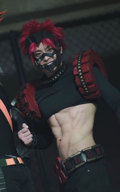 Hanma Shuji, Mha Cosplay, Snk Cosplay, Kirishima Eijirou, Hottest Anime Characters, Anime Guys Shirtless, Hero Costumes, Cosplay Characters, Boku No Hero Academia Funny