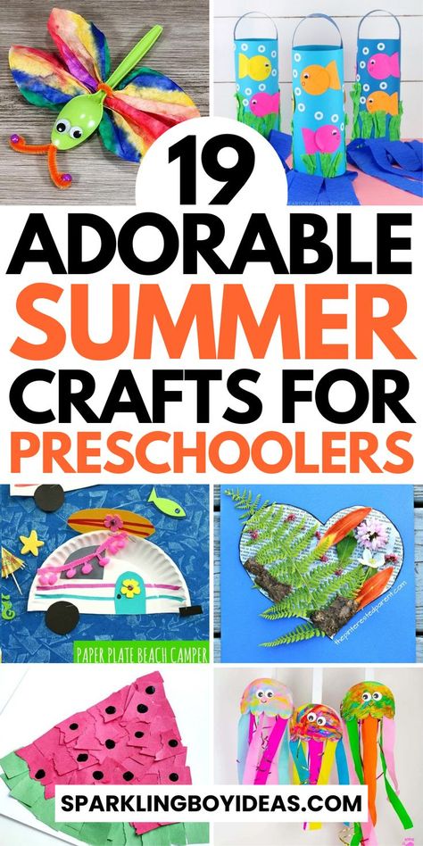 Summer crafts for preschoolers are here! Explore fun outdoor activities for preschoolers with our DIY summer crafts for kids, including preschool beach crafts and simple summer craft projects for kids. Dive into nature crafts for kids, easy summer crafts for toddlers, and engaging preschool summer arts and crafts. Discover educational crafts for toddlers, recycled crafts for preschoolers, and sun crafts for preschoolers. From paper plate crafts to summer-themed sensory bins, we've them all. Summer Crafts For Kids Preschool Easy, May Art For Preschoolers, Easy Summer Daycare Crafts, Cute Summer Crafts For Kids, June Arts And Crafts For Preschoolers, Summertime Toddler Crafts, Summer Break Crafts For Kids, Summer Art Projects For Kindergarten, Summer Craft Ideas For Toddlers