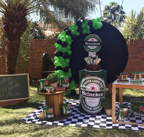 Heineken Party, 40th Birthday Decorations, 50th Party, Mini Table, 40th Birthday, 50th Birthday, Birthday Decorations, Party Decorations, Happy Birthday