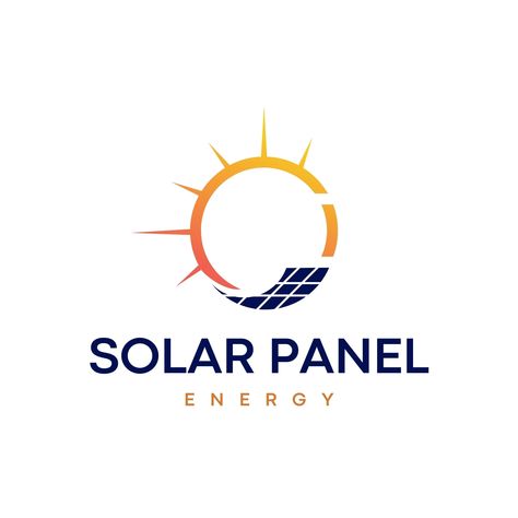 Templates Solar Company Logo, Sunset Symbol, Solar Panel Logo, Energy Company Logo, Travel Branding, Energy Logo Design, Solar Logo, Graphic Circle, Energy Symbols