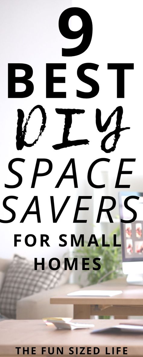 If you need to create more space in a small home, these DIY space savers are totally genius!  #spacesavers #organize #smallhouse #smallhome #tinyhouse #getorganized Trailer Space Saving Ideas, Diy Space Savers, Space Savers For Small Homes, Space Saver Ideas, Small Spaces Storage, Space Saving Ideas For Home, Space Hacks, Bathroom Counter Decor Ideas, Small Space Storage Solutions