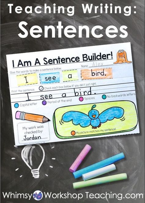 Grade One Writing Activities, First Grade Stations Literacy Centers, Easy Sentences For Kindergarten, Teaching Writing In First Grade, Grade 1 Literacy Centers, Literacy Stations First Grade, Writing Center First Grade, Sentence Writing Kindergarten, Sentence Kindergarten