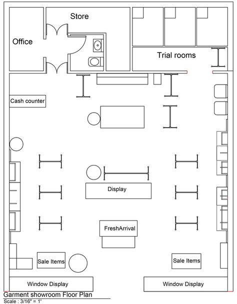 Garment Showroom Project | Interior Design | IndieFolio Boutique Interior Plan, Boutique Floor Plan Store Layout, Botique Interiors Fashion Boutique, Boutique Floor Plan, Botique Interiors, Office Interior Design Modern, Interior Design Plan, Store Layout, Floor Plan Layout