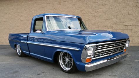 1968 Ford F100 Resto Mod Pickup presented as Lot S90.1 at Harrisburg, PA 1968 Ford F100, 1969 Ford F100, Slammed Trucks, 72 Chevy Truck, Resto Mod, Muscle Truck, Lowered Trucks, Custom Pickup Trucks, Vintage Pickup Trucks