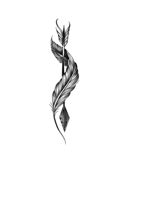 Feather Tattoo Men Neck, Feathered Arrow Tattoo, Compass Feather Tattoo, Mens Feather Tattoo, Cowboy Tattoo Design, Feather Tattoo Stencil, Feather Tattoo Men, Arrow Tattoo Men, Plumas Tattoo