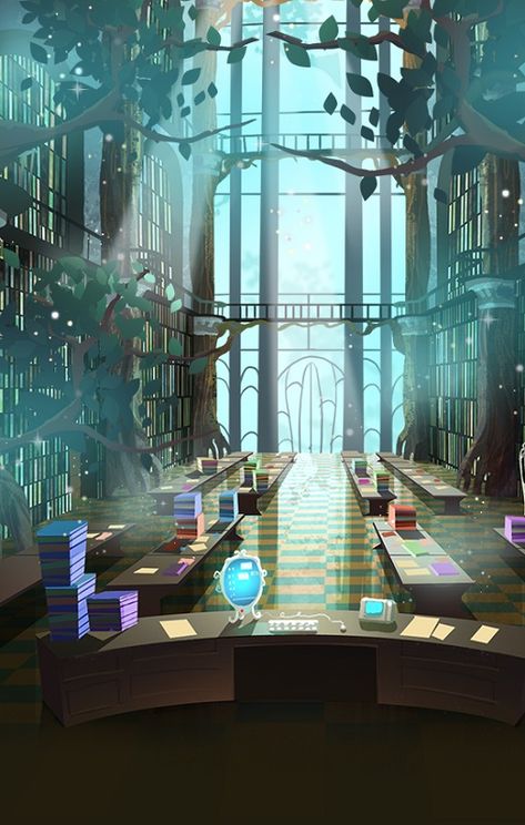 The Library Backgrounds School, Destiny Backgrounds, Snow White Apple, Futurisme Retro, High Castle, After High School, Anime Backgrounds, Fantasy Castle, Fantasy Places