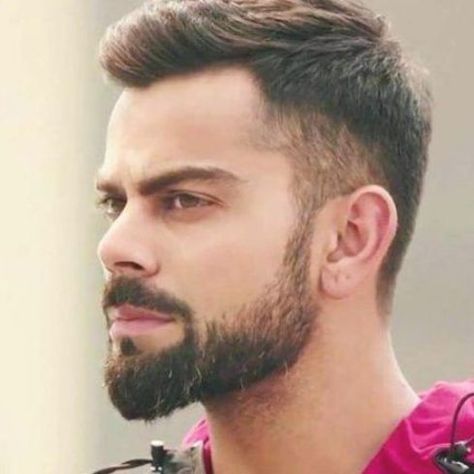 Virat Kohli Hairstyle - Men's Hairstyles & Haircuts 2019 Indian Army Haircut, Kohli Hairstyle, Virat Kohli Beard, Army Haircut, Medium Beard Styles, Hairstyle Boy, Virat Kohli Hairstyle, One Length Hair, Military Haircut