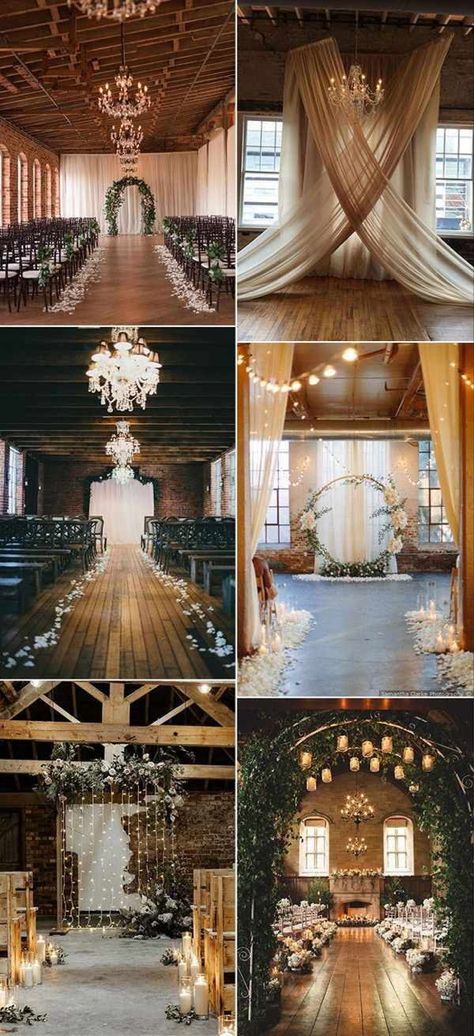 Wedding Decor For Small Wedding, Cozy Romantic Wedding Theme, Waterside Wedding Ceremony, Wedding Arch Ideas Indoor Elegant, Wedding Venue Decor Ideas Indoor, Combined Wedding Ceremony And Reception Layout, New Year Wedding Ideas, Lyneadaprix Wedding Account, Wedding Arches Indoor