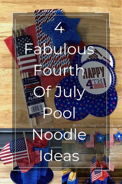 Transform those star-shaped pool noodles into the perfect patriotic home decor! diy | fourth of july | diy decor | patriotic decor | diy home decor | noodle decor | stars | diy fourth of july #ad Fourth Of July Diy Decor, Pool Noodle Ideas, Patriotic Decorations Diy, Noodle Ideas, Fouth Of July Crafts, Pool Noodle Wreath, Noodles Ideas, Patriotic Home Decor, Pool Noodle Crafts