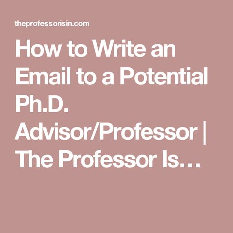 Grad School Application, School Application, Write An Email, The Professor, Grad School, School Essentials, An Email, Graduate School, Undergraduate