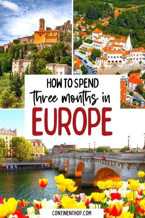 How to Spend Three Months in Europe | 3 months in Europe is a good duration to get to explore the best bits of Europe. This 3 month Europe itinerary has not just fun and adventurous activities but also tips and tricks to save money and the best places to stay and eat! 3 Month Europe Itinerary, Adventurous Activities, Europe Food, Europe Itinerary, European Holiday, Best Vacation Spots, Europe Trip Itinerary, Europe Itineraries, Travel Wishlist