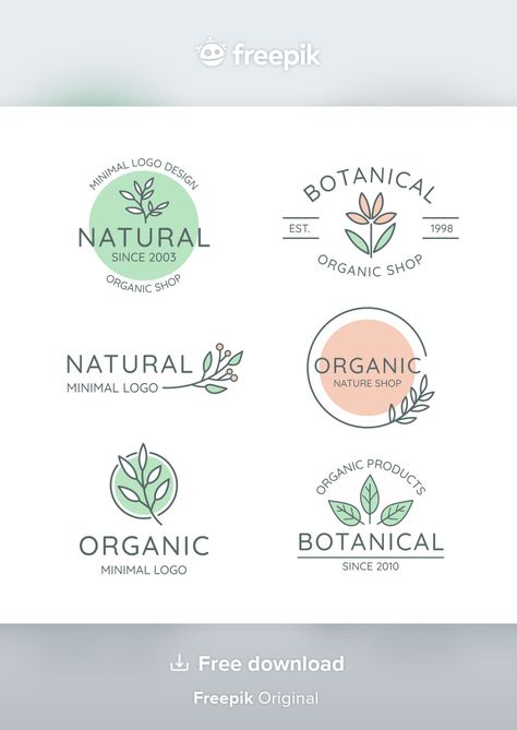 Natural Products Logo Design, Naturopathy Logo, Natural Products Logo, Healthy Logo Ideas, Organic Branding Design, Logo Business Design, Sewing Business Logo, Herb Logo, Healthy Logo