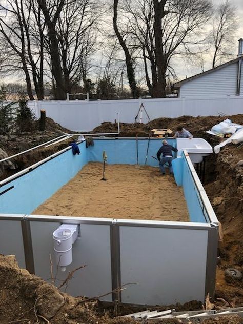 Best Deals on Semi Inground Pools 20 X 40 Inground Pool, 16x32 Pool Inground, Semi Inground Pool Deck, Semi Inground Pool Ideas, Radiant Pools Semi Inground, Stealth Semi Inground Pools, 14x28 Inground Pool Rectangle, Rectangle Above Ground Pool, Semi Above Ground Pool