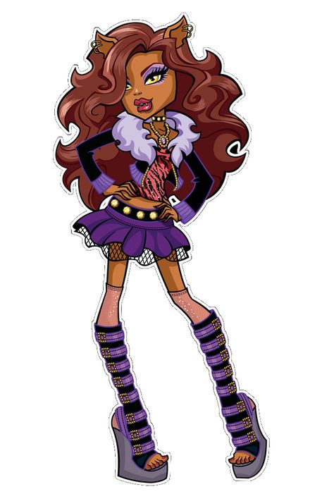 Clawdeen Image Wolf Png, Heroes Wiki, High Characters, Arte Monster High, Slumber Party Games, Monster High Pictures, Clawdeen Wolf, Monster High Party, Moster High