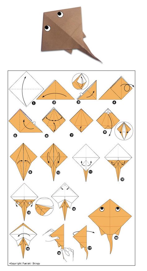 Origami Goldfish, Origami Envelope Easy, Sticky Note Origami, Origami Diagrams, Creative Origami, Origami Ball, Tutorial Origami, Origami Envelope, Cute Origami