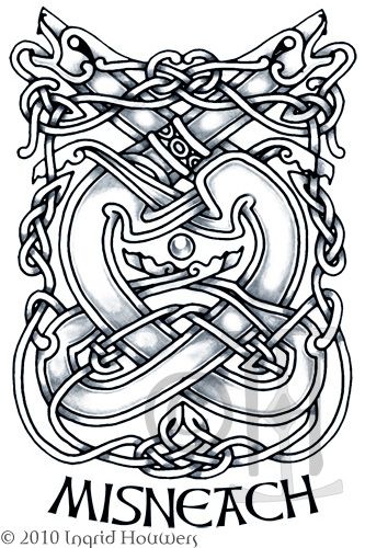 Misneach - Courage by Illahie.deviantart.com on @deviantART Norse Knotwork, Celtic Animals, Tattoo Lion, Tooling Patterns, Nordic Tattoo, Celtic Patterns, Celtic Knotwork, 3d Tattoo, Celtic Design