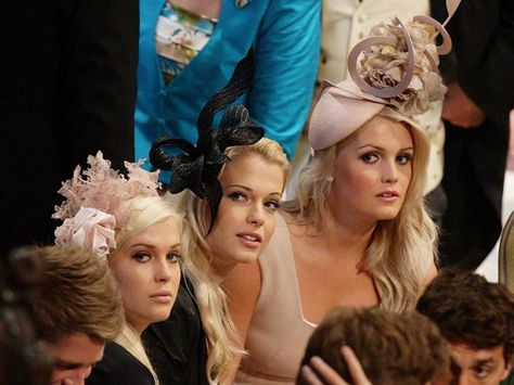 Raised largely in South Africa, the three globe-trotting sisters have model and royal roots Lady Amelia Spencer, Lady Eliza Spencer, Amelia Spencer, Eliza Spencer, Wedding Tumblr, Princess Diana Niece, Fürstin Charlene, Kitty Spencer, Fascinator Hats Wedding