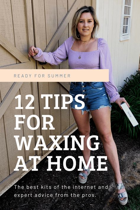 Tips For Waxing, Waxing Arms, Waxing At Home, Waxing Legs, Home Waxing Kit, Waxing Tips, Wax Strips, Diy Body Care, Body Waxing