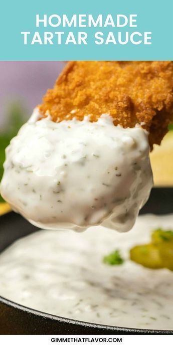 This homemade tartar sauce is packed with flavor and so much tastier than anything you can buy off the shelf. It’s ready in 5 minutes and divine as a dip! Enjoy this with your favorite breaded appetizers for parties or at home. It's so good! #sauce #dip #appetizers #recipes #dinnerideas Homemade Tartar Sauce, Homemade Sauce Recipes, Doner Kebab, Homemade Condiments, Creative Kitchen, Tartar Sauce, Homemade Seasonings, Savory Sauce, Homemade Sauce