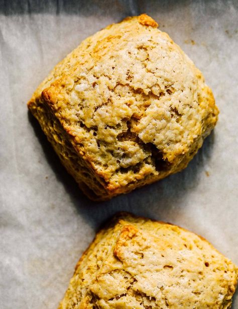 Flaky Sourdough Discard Pumpkin Scones with Maple Glaze Sourdough Pumpkin Scones Recipe, Sourdough Discard Pumpkin Recipe, Pumpkin Sourdough Scones, Sourdough Pumpkin Scones, Pumkin Scones, Sourdough Discard Scones, Sourdough Discard Pumpkin, Sourdough Scones, Sourdough Pumpkin