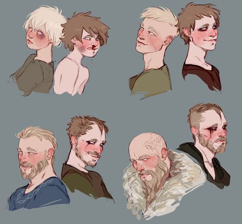 Viking Character, Viking Art, Arte Fantasy, Facial Expressions, Art Reference Poses, Fantasy Character Design, Character Design Inspiration, Character Concept, Cool Drawings