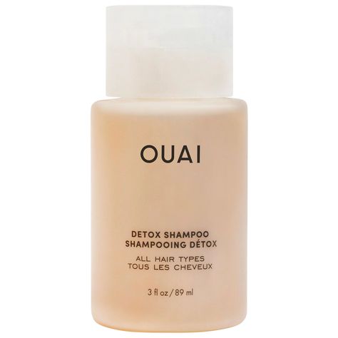 Mini Detox Shampoo - OUAI | Sephora Shampoo Travel Size, Keeping Hair Healthy, Apple Cider Vinegar Shampoo, Grey Hair Care, Ouai Hair, Detox Shampoo, Silver Shampoo, Hydrating Hair Mask, Scalp Serum