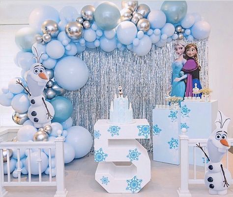 Elsa Theme Party, Elsa Themed Birthday Party Decoration, Elsa Birthday Party Decorations, Frozen Balloon Decorations, Frozen Birthday Decorations, Frozen Birthday Party Decorations, Elsa Birthday Party, Frozen Decorations, Frozen Bday Party