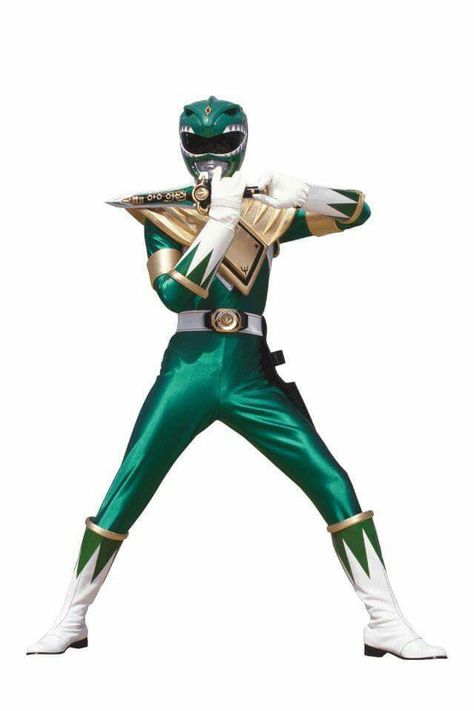 Mighty Morphin Green Ranger Power Rangers Green Ranger, Ranger Cosplay, Zeo Rangers, Green Power Ranger, Jason David Frank, Power Rangers Costume, Tommy Oliver, All Power Rangers, Green Knight