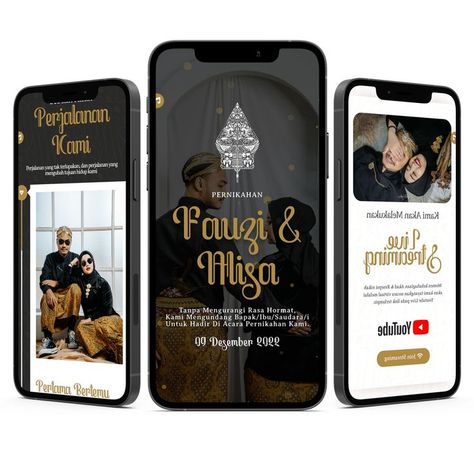 Go Wedding adalah penyedia jasa pembuatan undangan pernikahan digital asal Tasikmalaya. Undangan Digital, Wedding Invitations, Drinks, Coffee, Electronic Products, Design