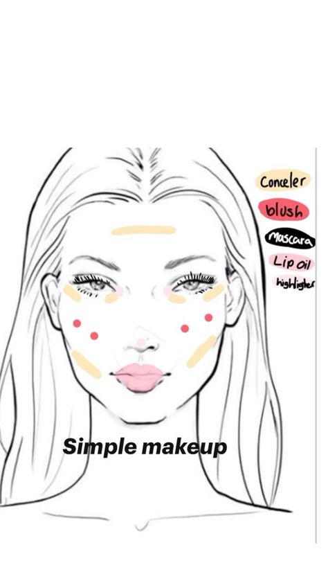 Natural Makeup Template, Winter Make Up Tutorial, Winter Makeup Looks Natural, Easy Make Up Tutorial, Winter Makeup Looks, Makeup Routine Guide, Simple Makeup Look, Makeup Winter, Makeup Charts