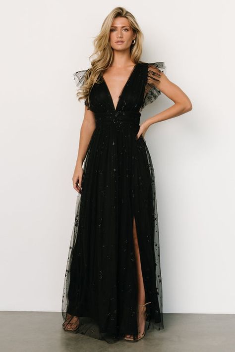 Discover dresses that are perfect for any occasion, and styles that work for every stage of life. Embrace bump-friendly options, wedding picks, and seasonal collections all at Baltic Born. Black Tie Wedding Guest Dress, Winter Wedding Guest Dress, Black Tie Wedding Guests, Tulle Material, Baltic Born, Girls Tie, Maxi Dress Black, Black Tie Wedding, Night Out Outfit