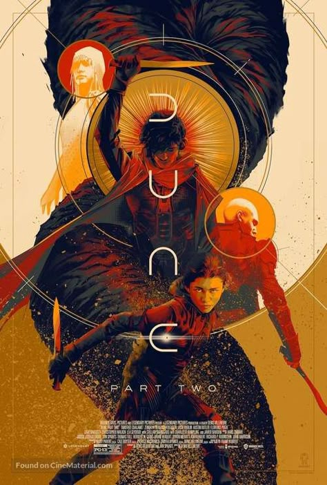 Dune: Part Two (2024) movie poster Dune Part 2, Mondo Posters, Matt Taylor, Cthulhu Art, Dune Part Two, Fan Poster, Frank Herbert, Stuff To Watch, Key Art